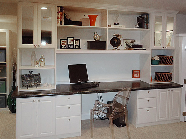 Custom Built Home Office Furniture and Storage | Indianapolis IN Area